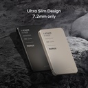 MOMAX 1-POWER F.PASS+ 3000mAh POWER BANK WITH BUILT-IN CABLE & MAGNETIC ATTACHMENT