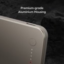 MOMAX 1-POWER F.PASS+ 3000mAh POWER BANK WITH BUILT-IN CABLE & MAGNETIC ATTACHMENT