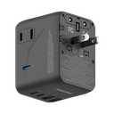 MOMAX 1-WORLD2 45W 5 PORT DUAL AC TRAVEL ADAPTOR