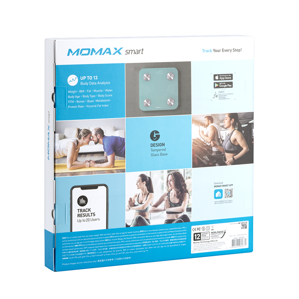 MOMAX LITE TRACKER IOT BODY SCALE