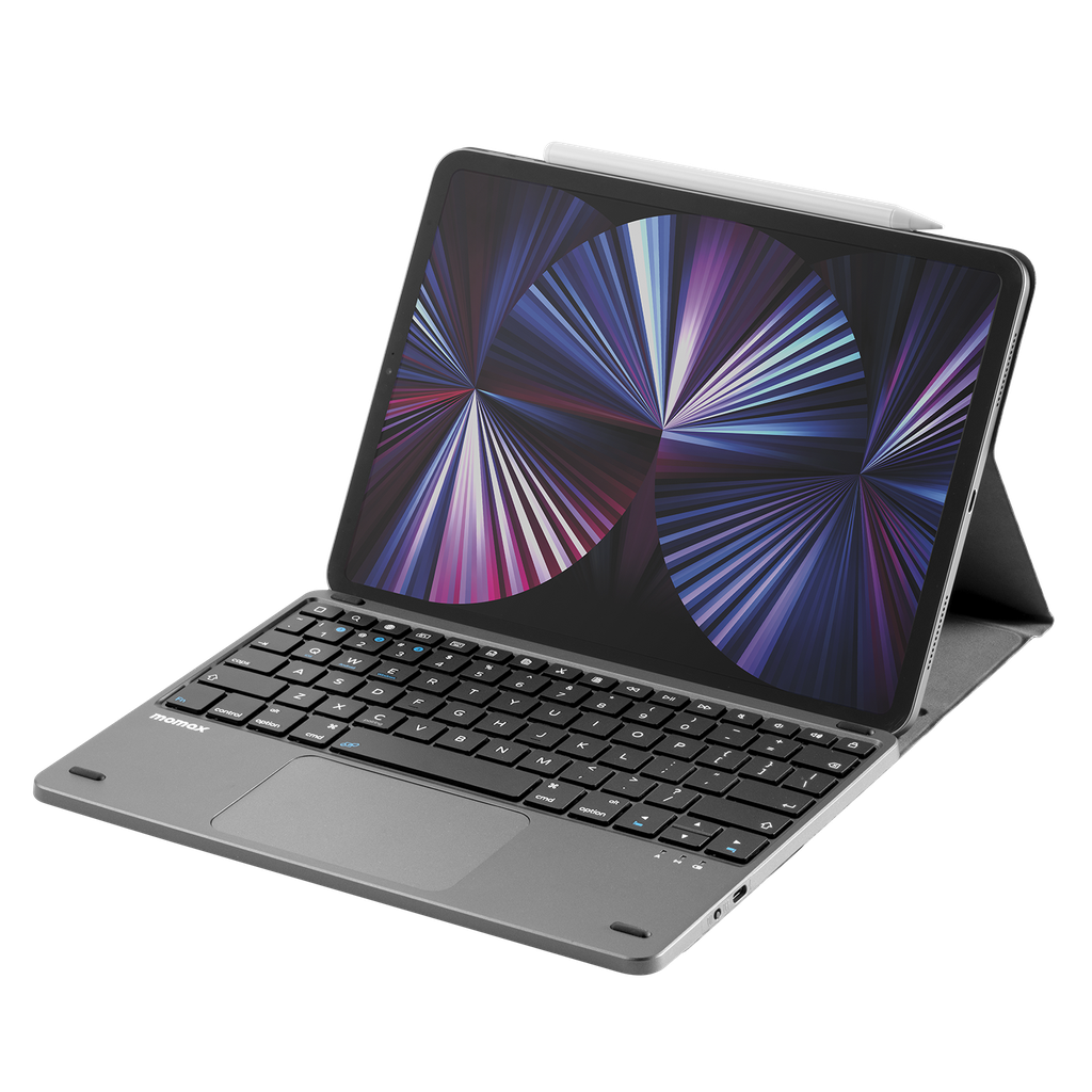 MOMAX WIRELESS KEYBOARD WITH STAND FOR IPAD AIR 5/4 AND IPAD 11 PRO