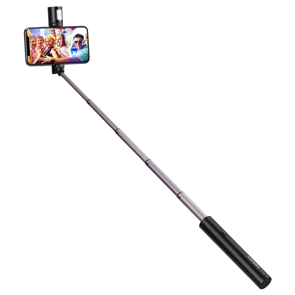 MOMAX SELFIE STICK WITH MINI LED FILL LIGHT