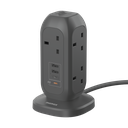 MOMAX ONEPLUG 7-OUTLET POWER STRIP WITH USB