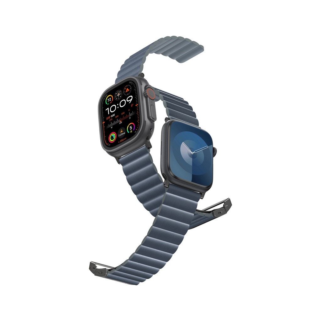 AT GLAMOUR SENSE LEATHER BAND WITH TITANLINK FOR APPLE WATCH (ALL SIZES)