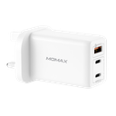 MOMAX 3 PORT 65W GAN WALL CHARGER
