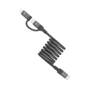 MOMAX MAG LINK USB-C TO C & LIGHTNING MAGNETIC CABLE 1M