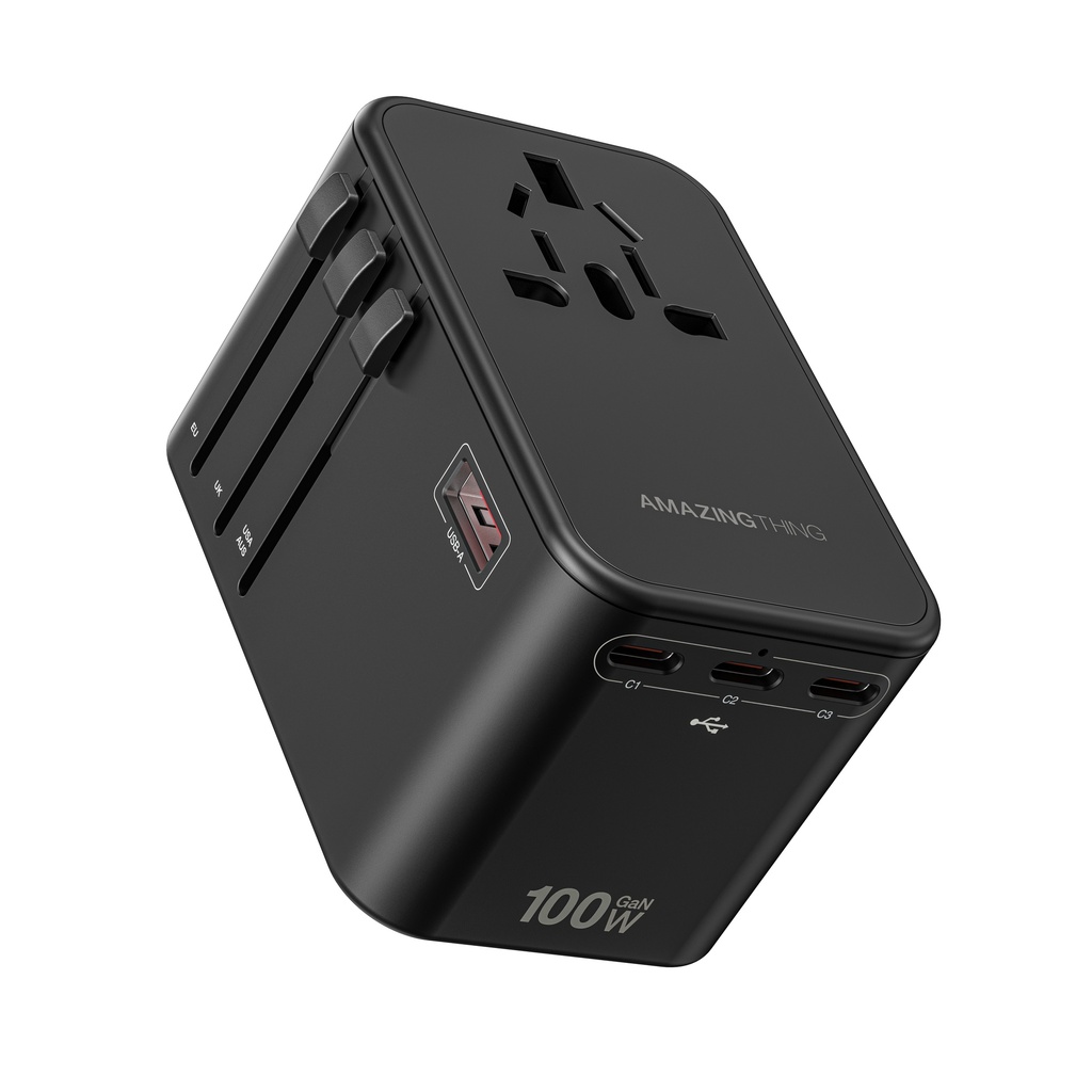 AT EXPLORER PD 100W 4 PORTS 1A+3C TRAVEL CHARGER