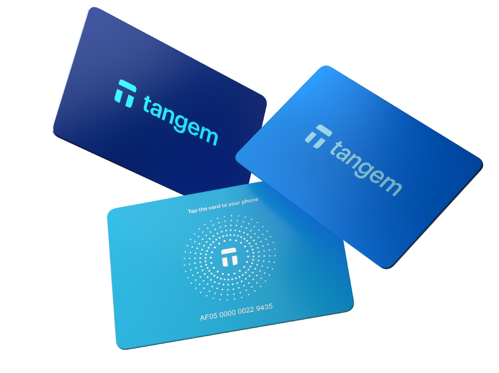 TANGEM CRYPTO HARDWARE WALLET 2.0 (PACK OF 3 CARDS)