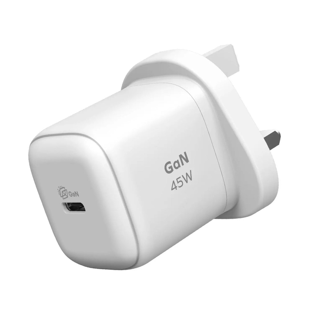 MOMAX 1-CHARGE 45W 1-PORT GAN CHARGER 1X USB-C
