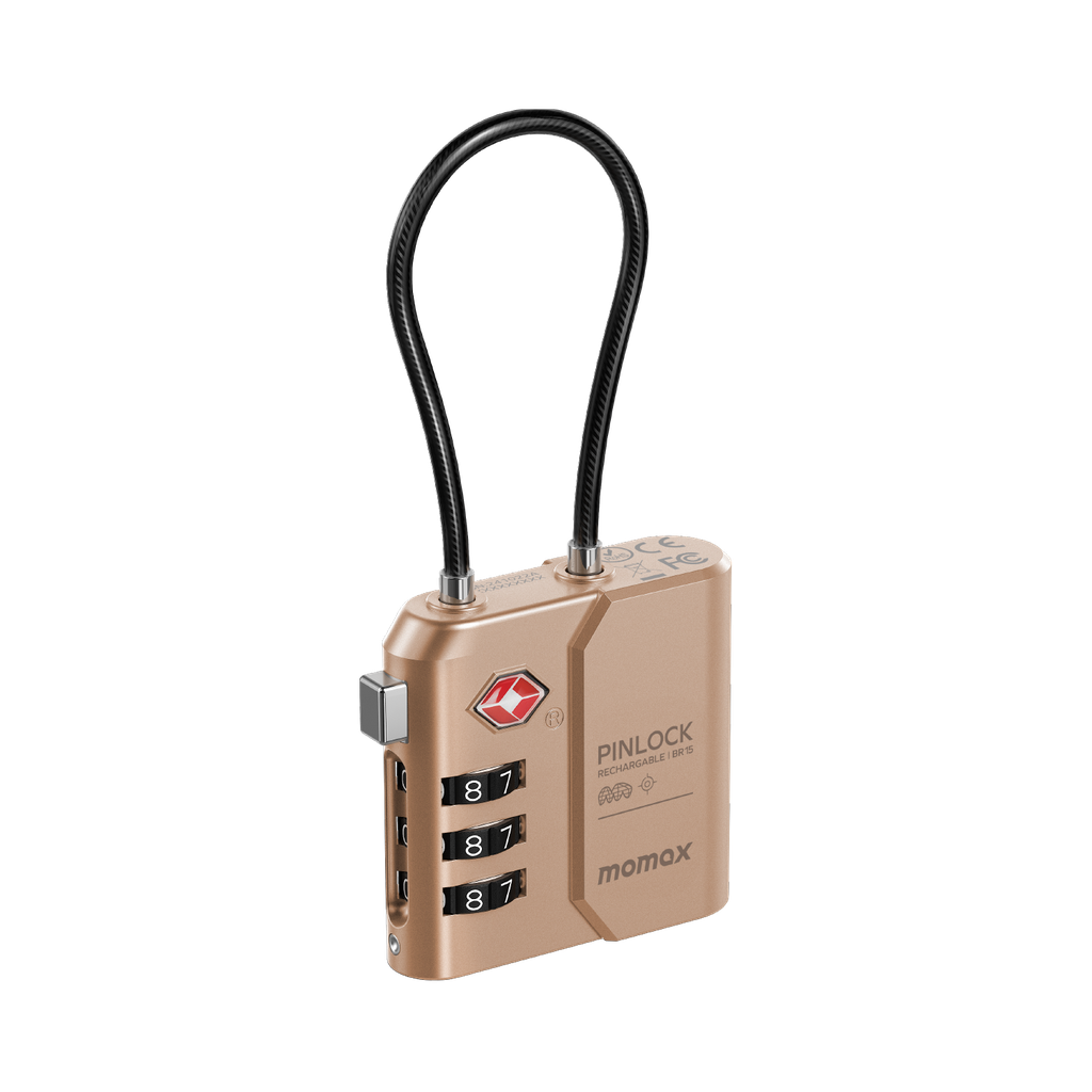 MOMAX PINLOCK TSA PADLOCK FIND MY LOCATOR