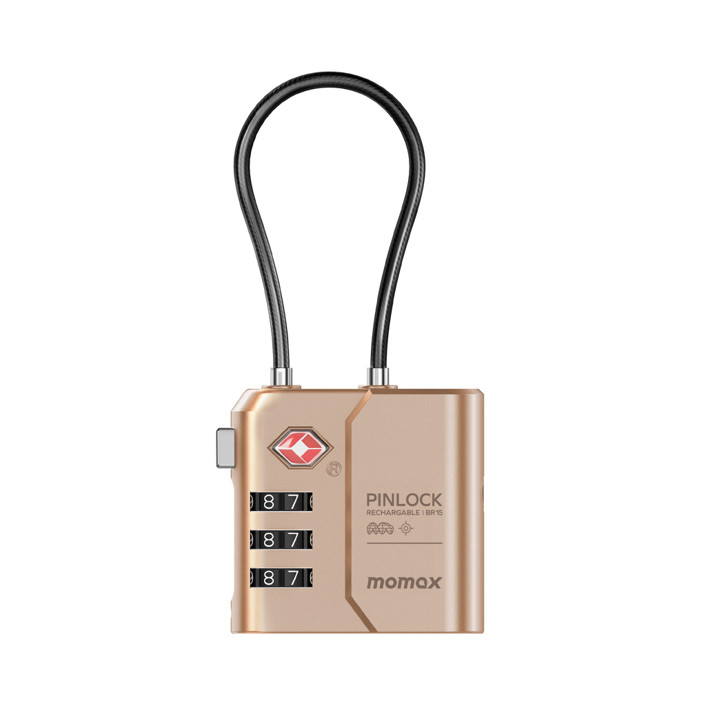 MOMAX PINLOCK TSA PADLOCK FIND MY LOCATOR