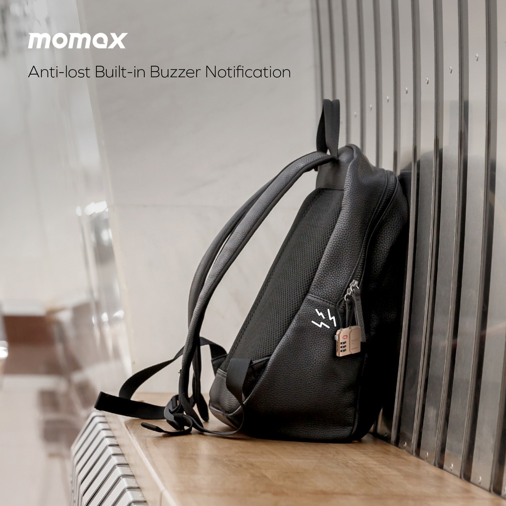 MOMAX PINLOCK TSA PADLOCK FIND MY LOCATOR