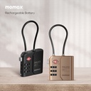 MOMAX PINLOCK TSA PADLOCK FIND MY LOCATOR