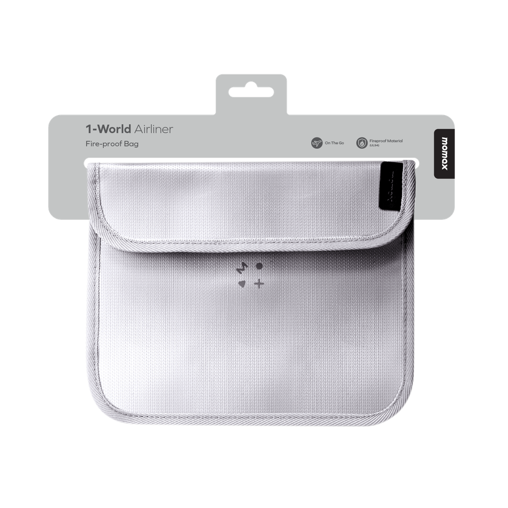 MOMAX 1-WORLD AIRLINER FIREPROOF PROTECTION POUCH SIZE M