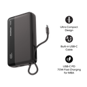 MOMAX 1-POWER ULTRA+ 20000mAh POWER BANK WITH BUILT-IN USB-C CABLE