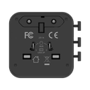 MOMAX 1-WORLD 20W UNIVERSAL 2 PORT TRAVEL ADAPTER