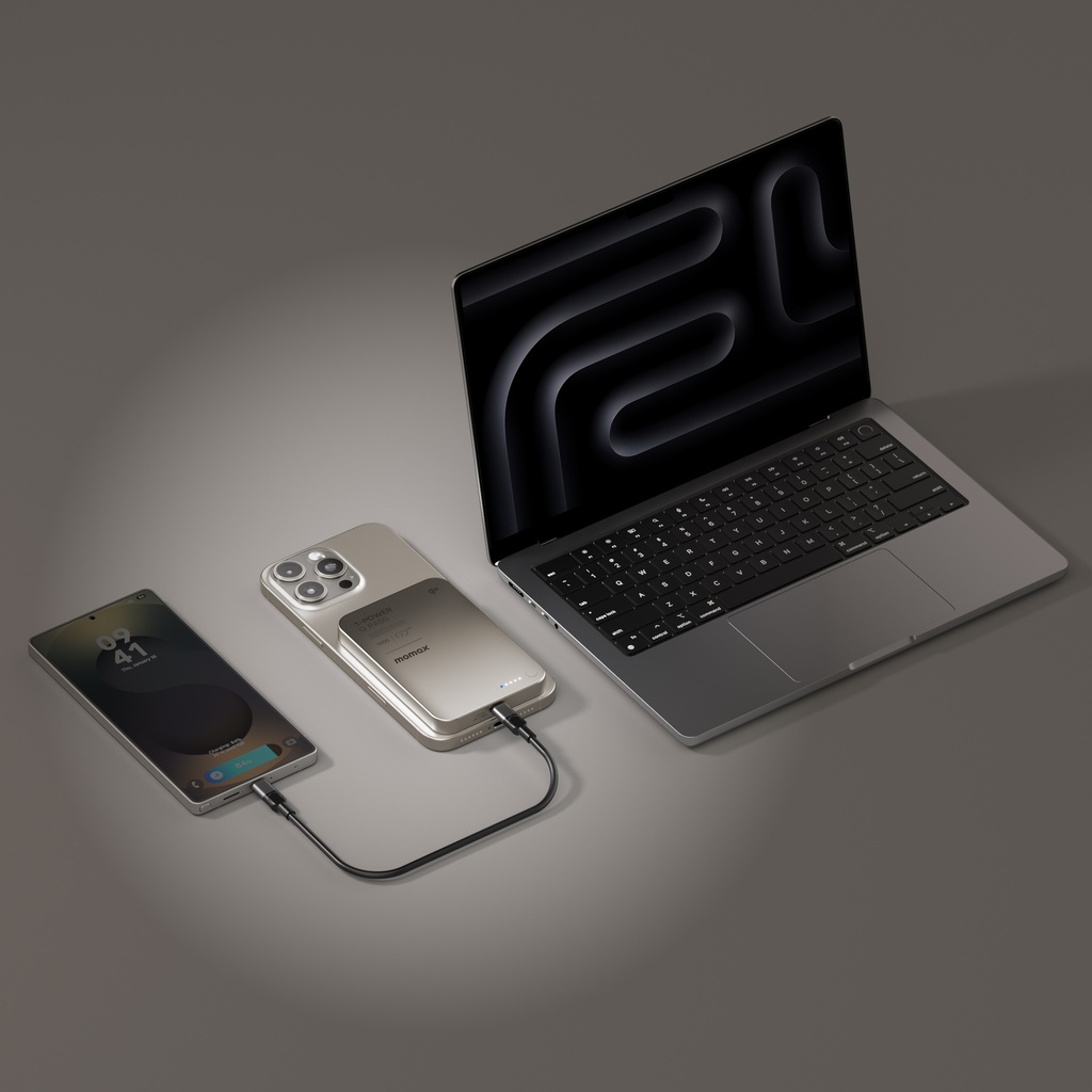 MOMAX 1-POWER Q.PASS 5000mAh QI2 MAGNETIC WIRELESS POWER BANK