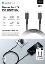AT THUNDER PRO I 7X USB-C TO USB-C 100W 2M CABLE