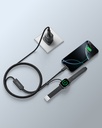 AT THUNDER PRO I 7X 4IN1 USB-A + USB-C TO USB-C + WATCH CABLE 5A 100W 1.5M