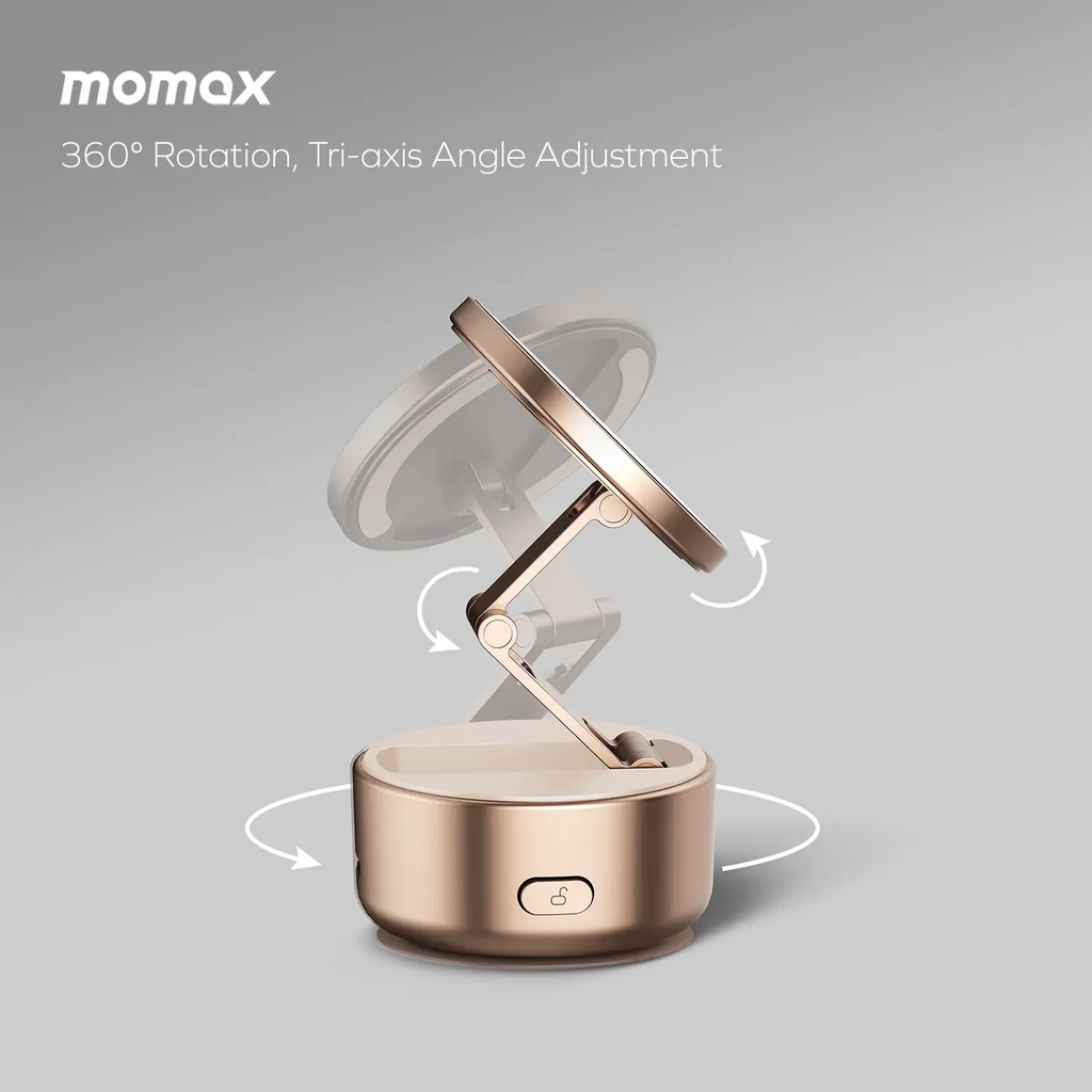 MOMAX 1-SNAP GO AUTO SUCTION MAGNETIC PHONE STAND