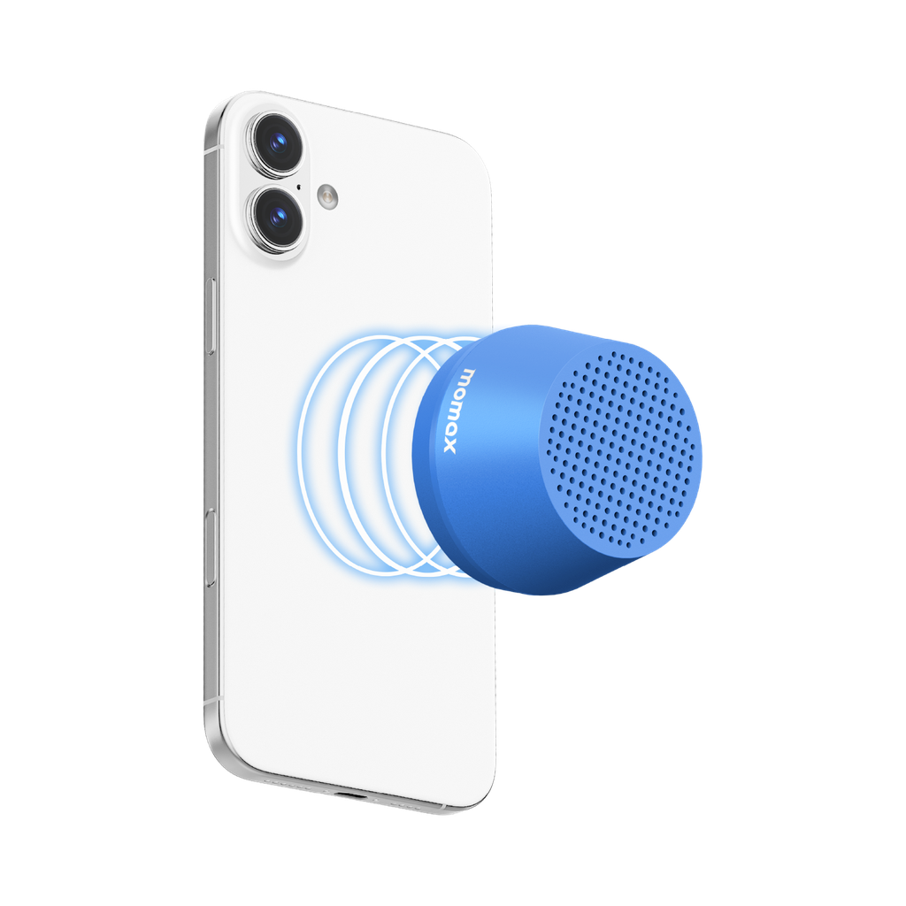 MOMAX 1-VIBE GO LITE MAGNETIC WIRELESS SPEAKER