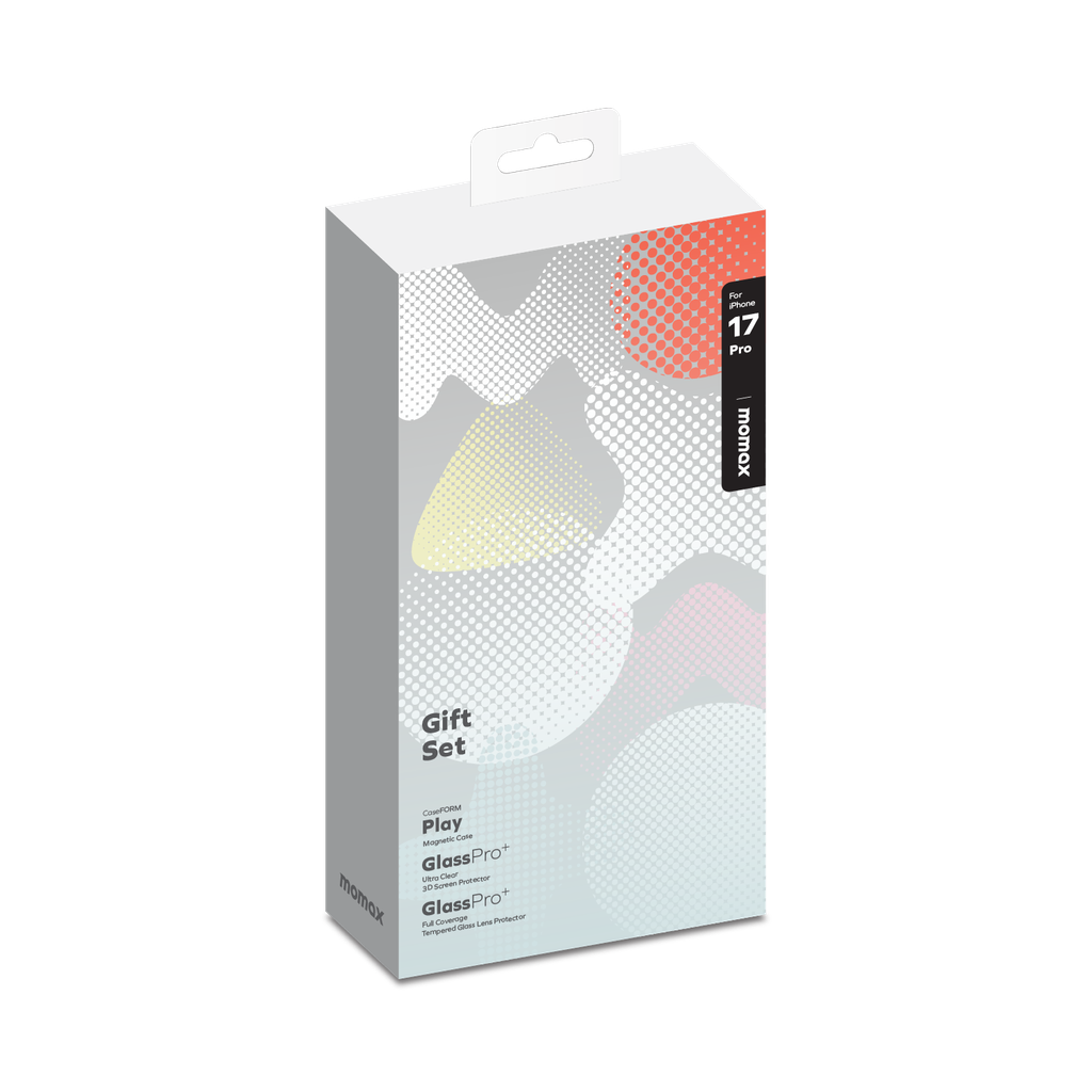 MOMAX CASE+GLASS+LENS BUNDLE KIT FOR IPHONE 17 PRO 6.3