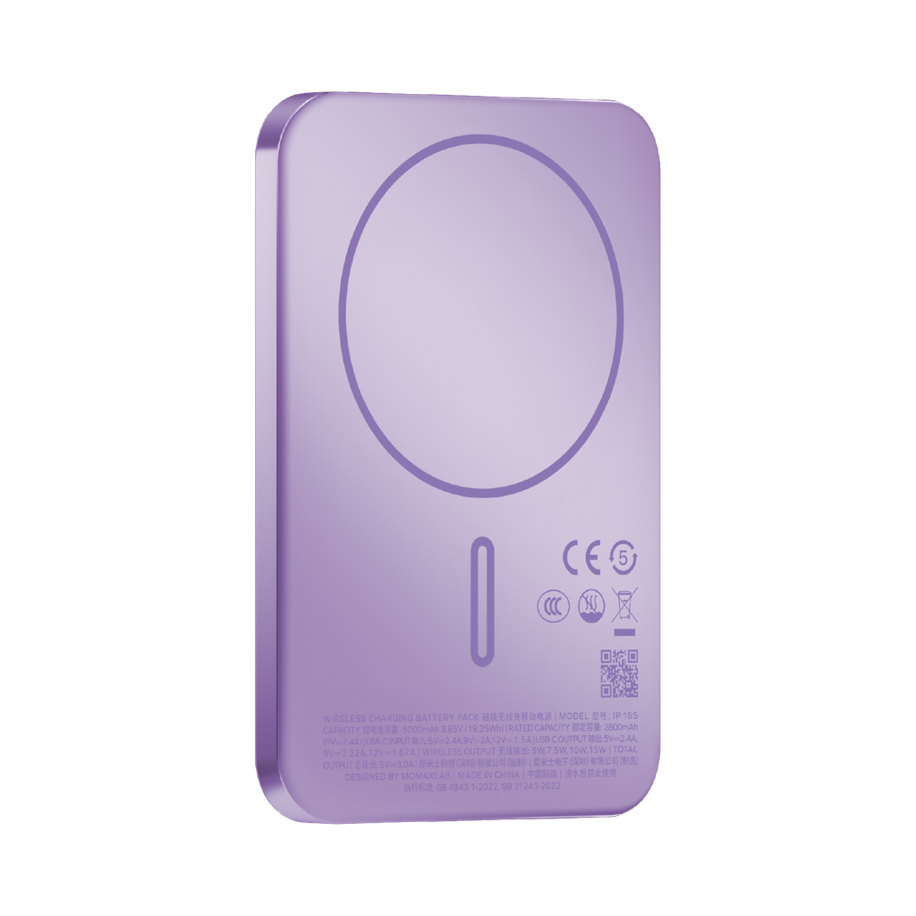 MOMAX 1-POWER PASS 5000mAh MAGNETIC WIRELESS POWER BANK