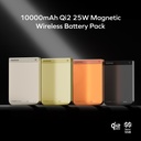 MOMAX 1-POWER S.PASS2 10000mAh QI2 25W+SEMI-SSB MAGNETIC WIRELESS POWER BANK