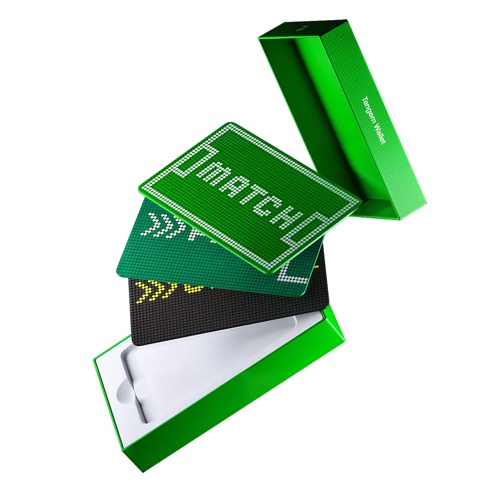TANGEM CRYPTO HARDWARE WALLET 2.0 (PACK OF 3 CARDS)