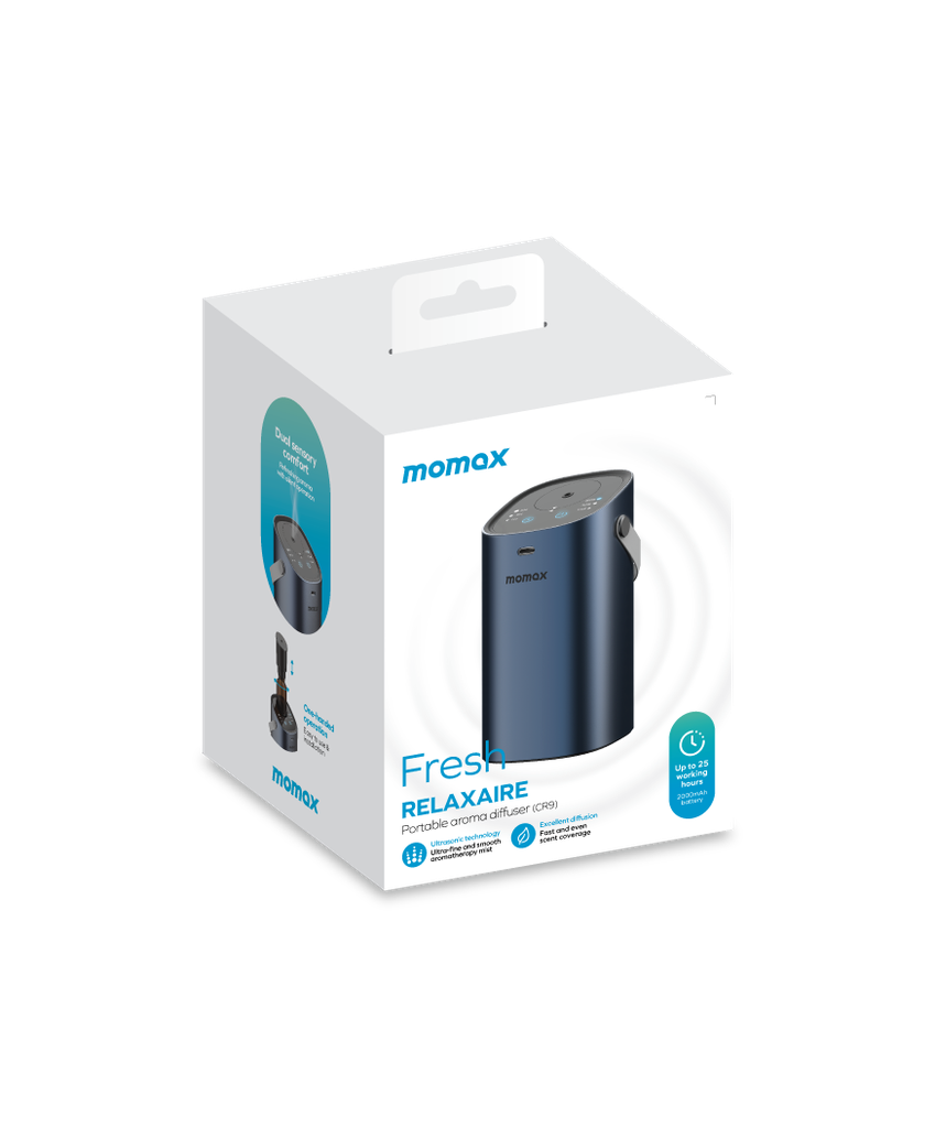 MOMAX RELAXAIR PORTABLE AROMA DIFFUSER