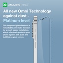 AT IPHONE 14 PLUS 6.7'' 2.75D DUST FILTER TITAN GLASS