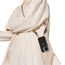 AT IPHONE 13 PRO 6.1"ADVANTA CROSSBODY CASE TRANS WITH LANYARD