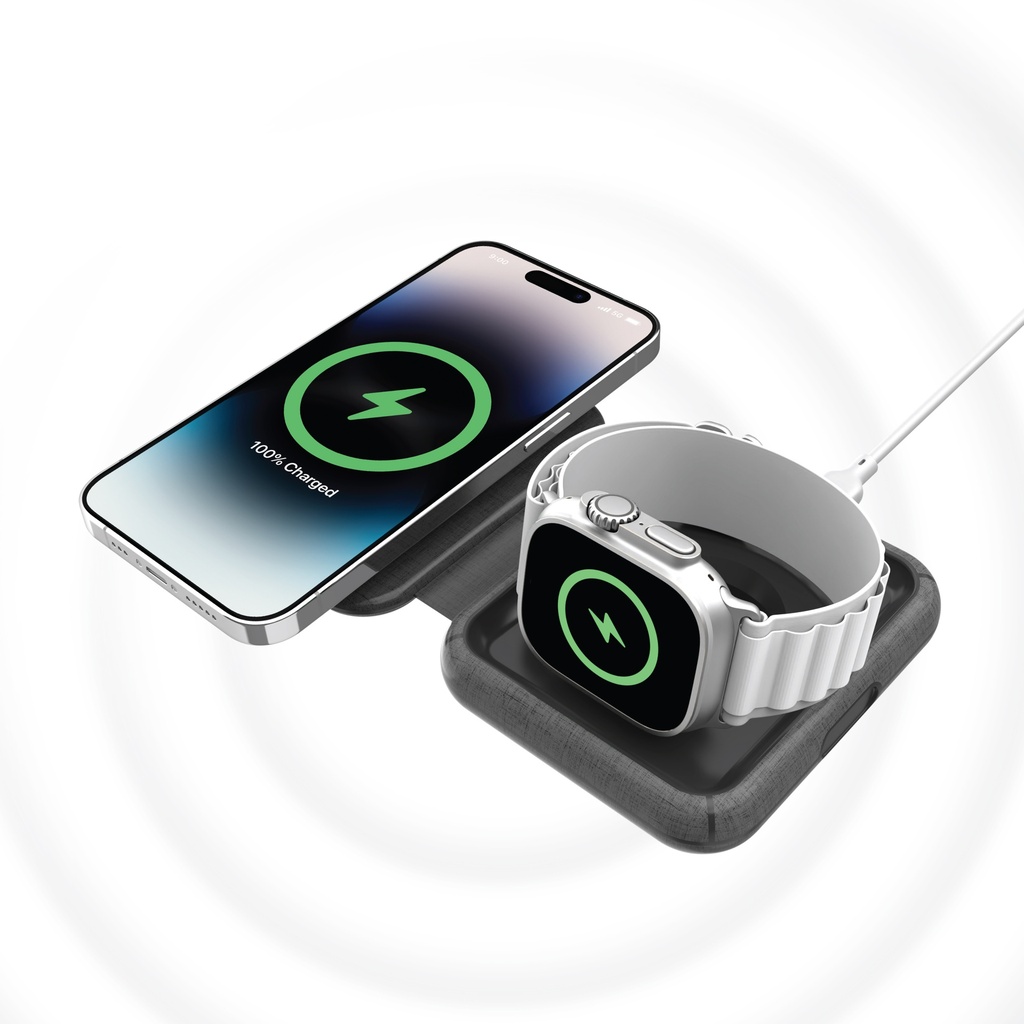 MOMAX Q. MAG GO 20W 2-IN-1 WIRELESS CHARGER WITH MAGSAFE