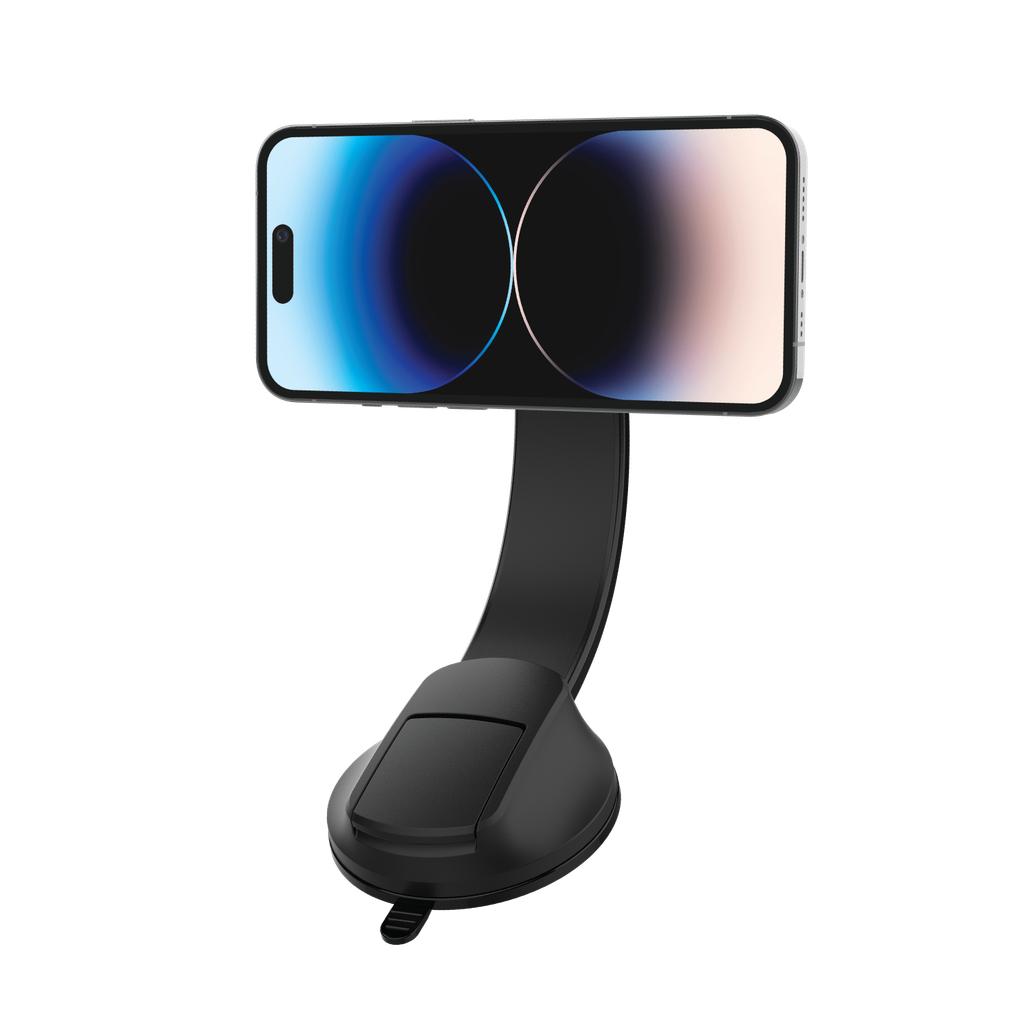 MOMAX Q.MAG MOUNT 5 15W MAGNETIC WIRELESS CHARGING CAR MOUNT (SUCTION CUP MOUNT)