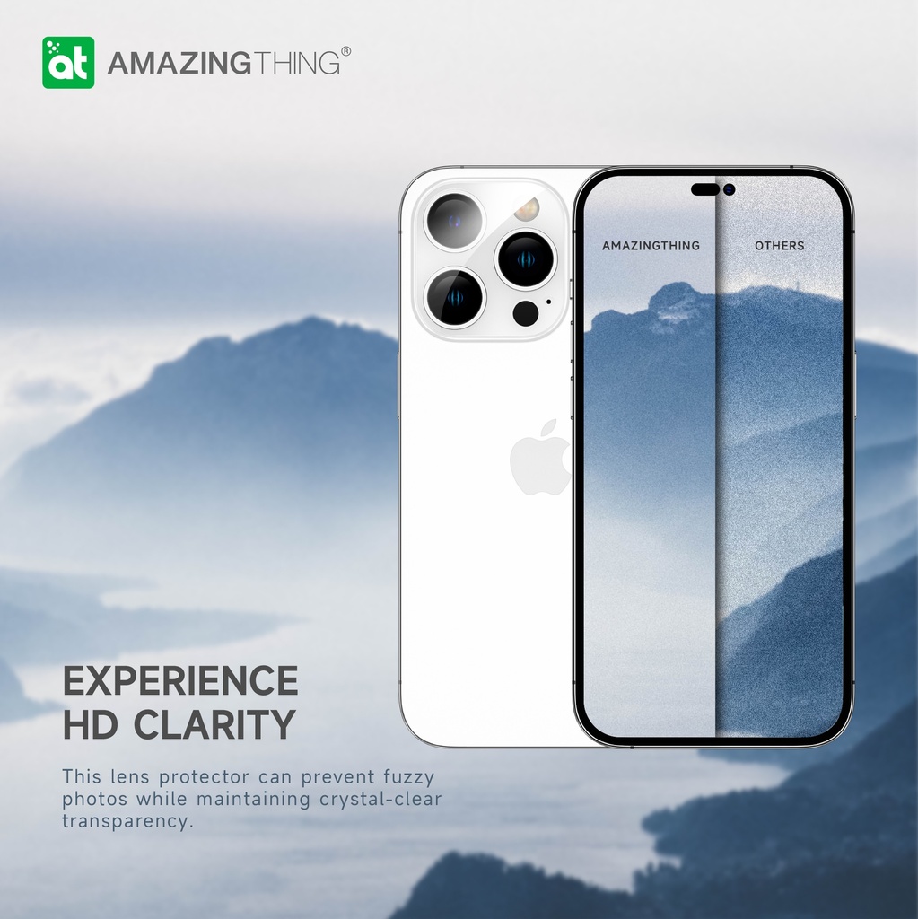 AT IPHONE 14 PRO 6.1''/ PRO MAX 6.7'' PURE LENS GLASS