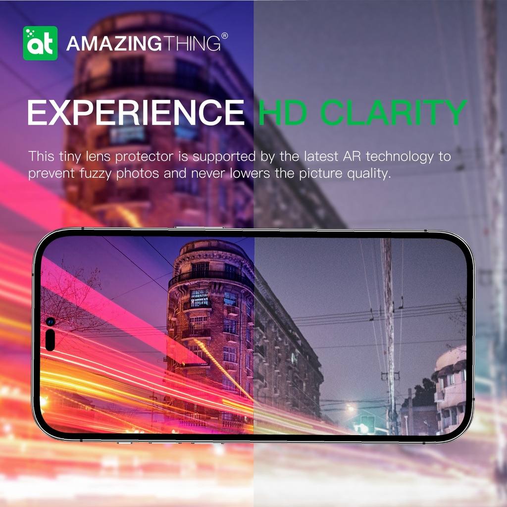 AT IPHONE 14 PRO 6.1''/ PRO MAX 6.7'' 3 LENS GLASS