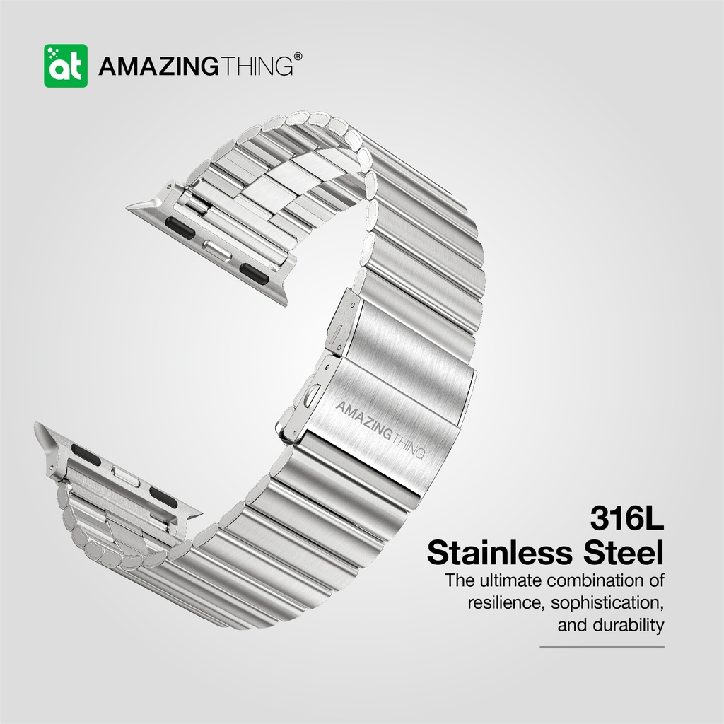 AT TITAN STAINLESS STEEL BAND FOR APPLE WATCH 49/45/44/42MM