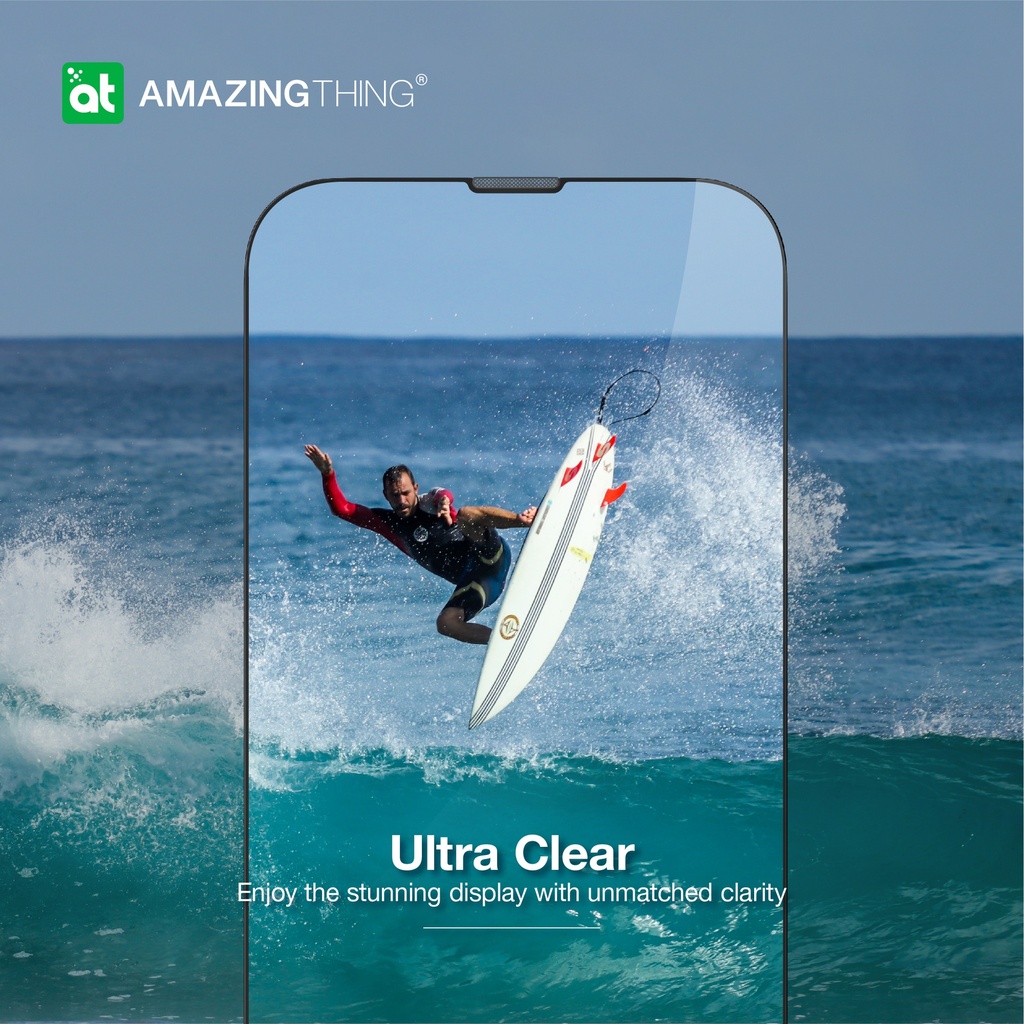 AT IPHONE 15 6.1 PRO 2023 3D FULLY COVERED  DUST FILTER TITAN GLASS