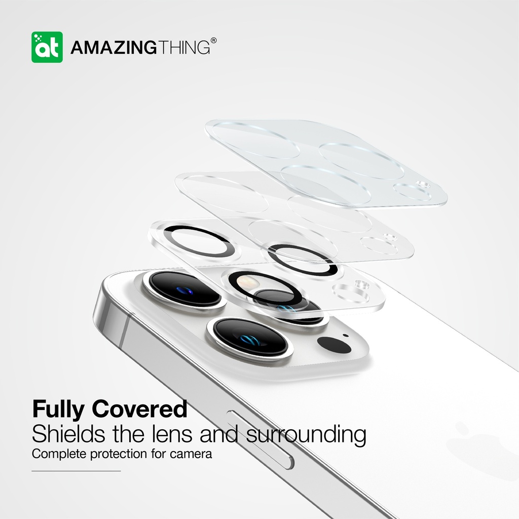 AT IPHONE 15 6.1 PRO/15 6.7 PRO MAX 2023 PURE LENS GLASS
