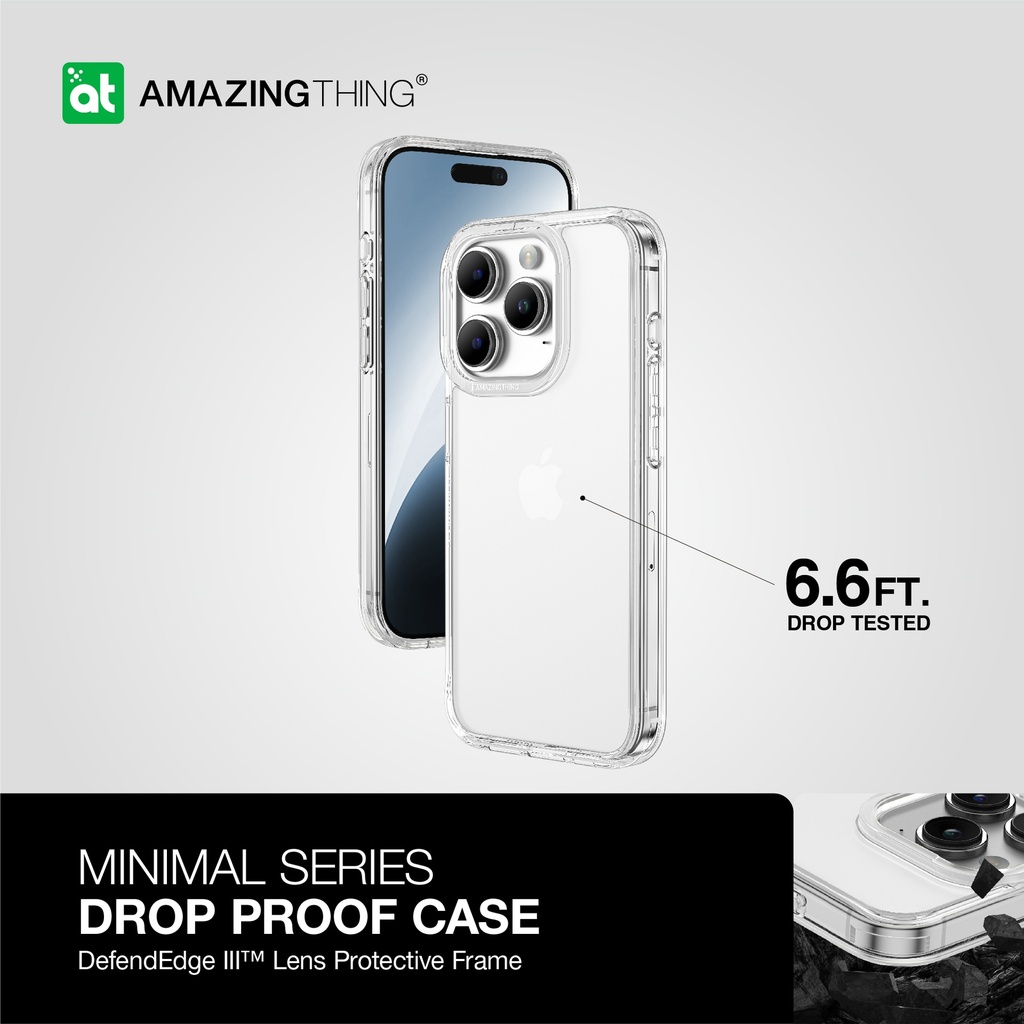 AT MINIMAL DROP PROOF CASE FOR IPHONE 15 6.7 2023