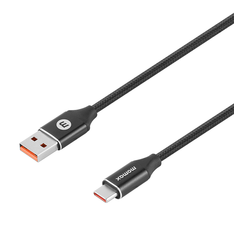 MOMAX ELITE LINK USB-A TO USB-C 11V/6A CABLE 1.2M