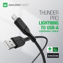 AT THUNDER PRO USB-A TO LIGHTNING 3.2A 2.1M CABLE