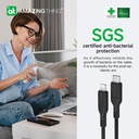 AT THUNDER PRO USB-A TO LIGHTNING 3.2A 2.1M CABLE