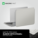 AT MATTE PRO MAG SLEEVE WITH STAND FOR MACBOOK PRO 13/14" MACBOOK AIR 13/13.6" & 14" LAPTOPS