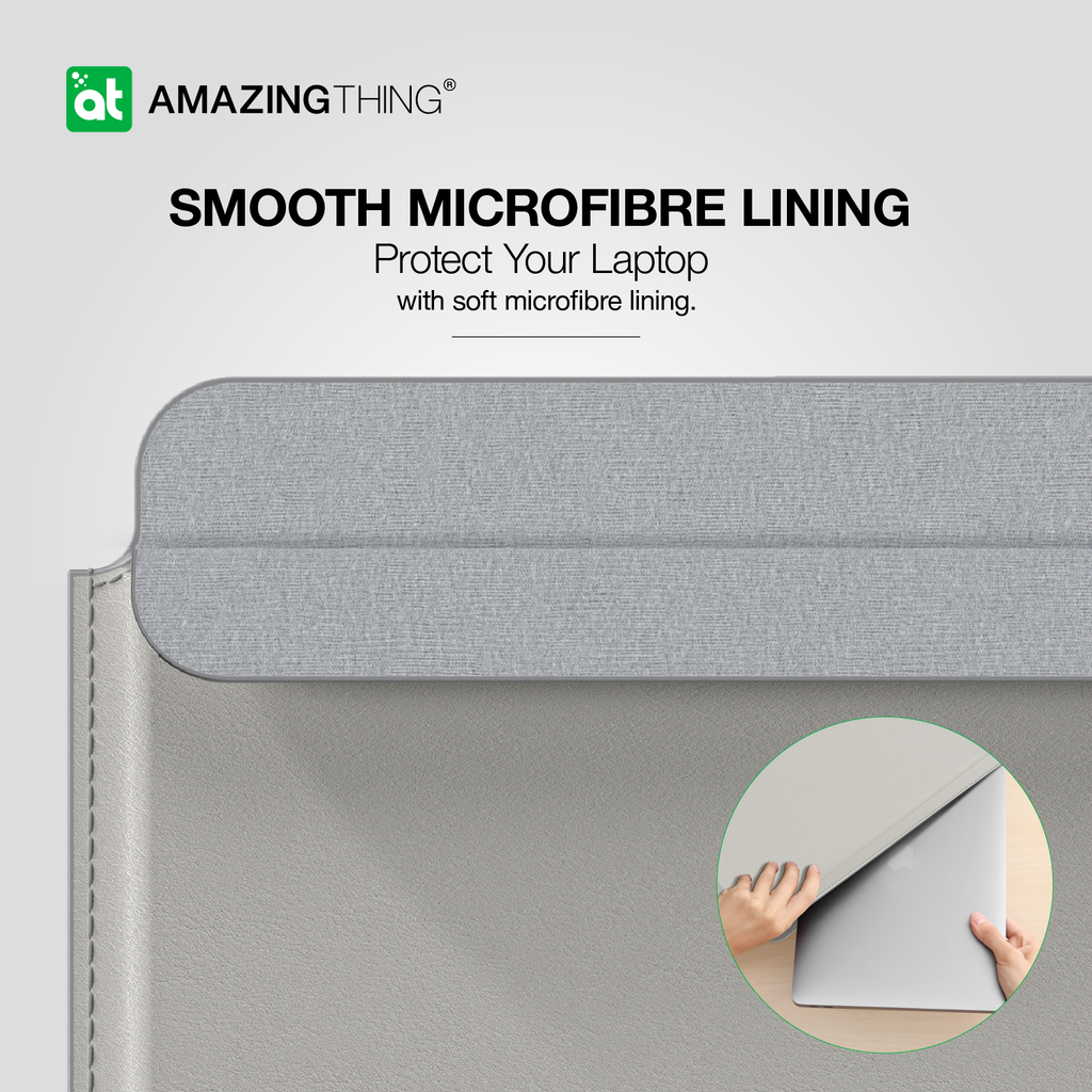 AT MATTE PRO MAG SLEEVE WITH STAND FOR MACBOOK PRO 13/14" MACBOOK AIR 13/13.6" & 14" LAPTOPS