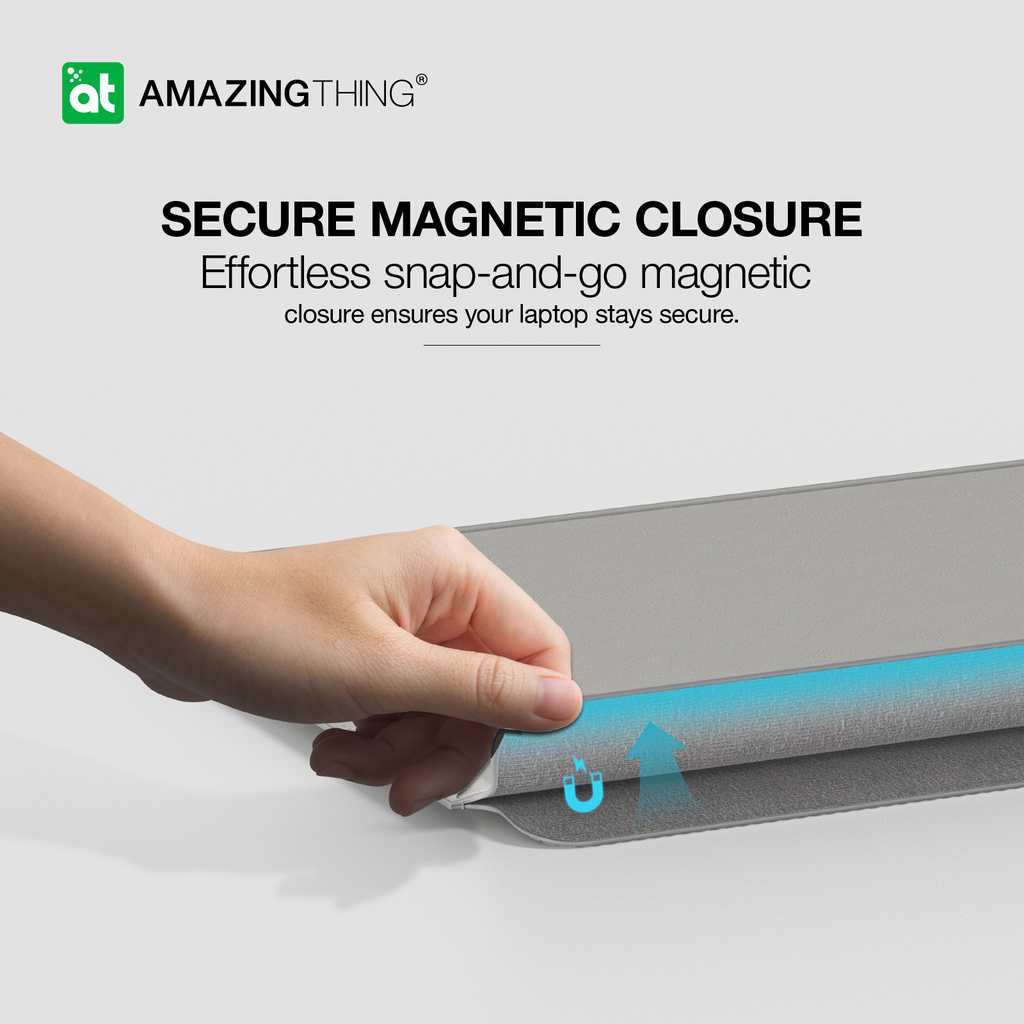 AT MATTE PRO MAG SLEEVE WITH STAND FOR MACBOOK PRO 13/14" MACBOOK AIR 13/13.6" & 14" LAPTOPS