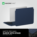 AT MATTE PRO MAG SLEEVE WITH STAND FOR MACBOOK PRO 13/14" MACBOOK AIR 13/13.6" & 14" LAPTOPS