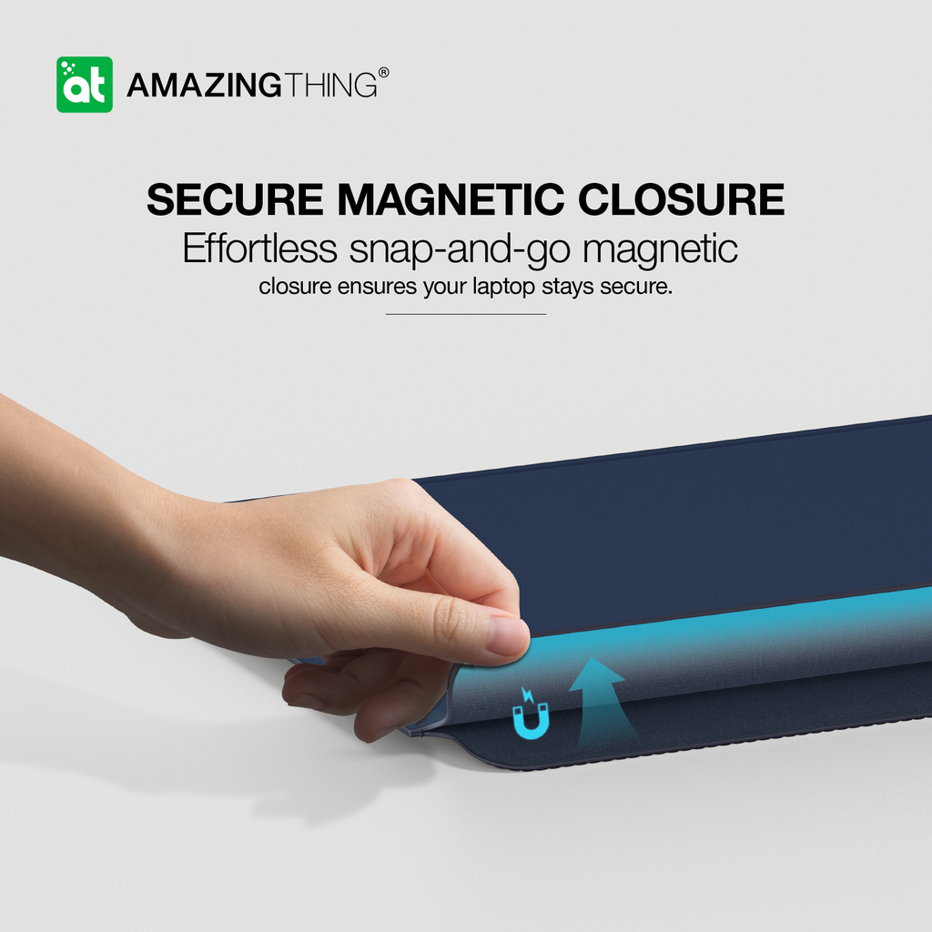 AT MATTE PRO MAG SLEEVE WITH STAND FOR MACBOOK PRO 13/14" MACBOOK AIR 13/13.6" & 14" LAPTOPS