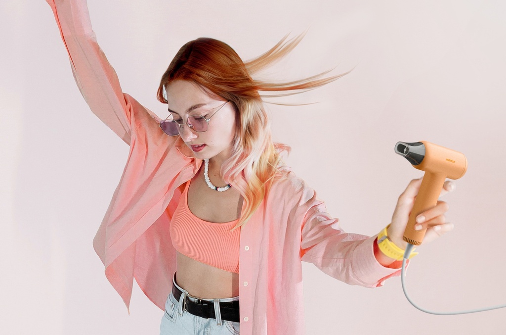 MOMAX 1-CARE HAIR MINI ULTRA SPEED ION HAIR DRYER