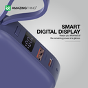 AT THUNDER GO 10000mAh POWER BANK WITH BUILT-IN 2 USB-C CABLES